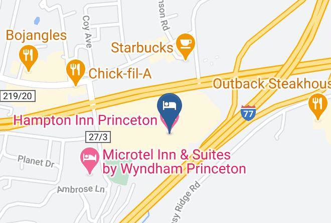 Mercer - Hampton Inn Princeton Maps