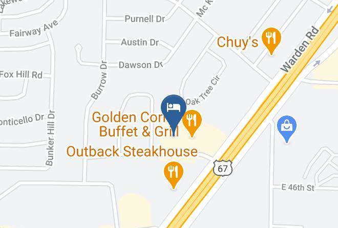 Pulaski - Hampton Inn North Little Rock McCain Mall Maps