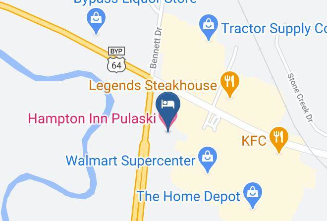 Giles - Hampton Inn Pulaski Maps