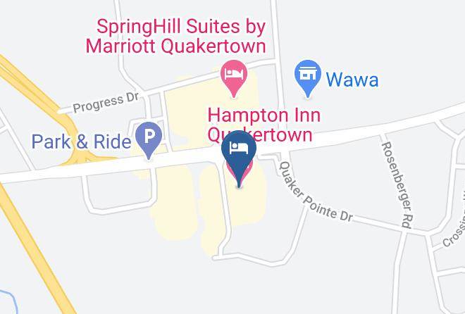 Bucks - Hampton Inn Quakertown Maps