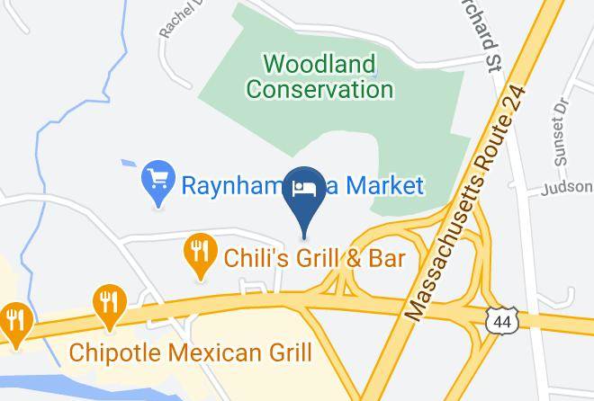 Hampton Inn Raynham Taunton Map
