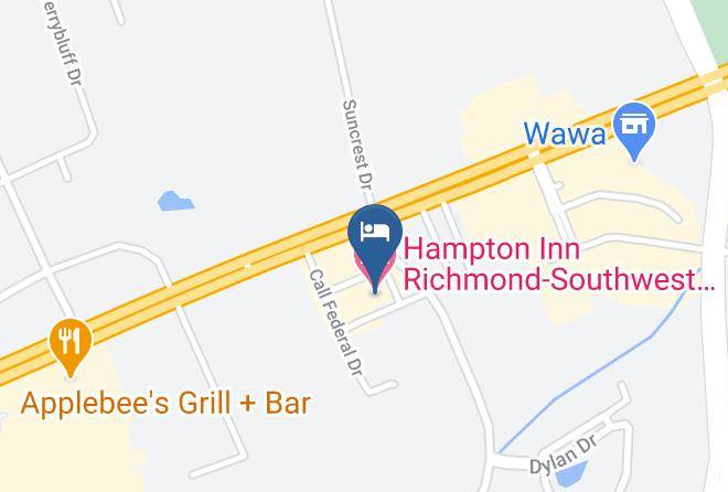 Chesterfield - Hampton Inn Richmond Southwest Hull Street Maps