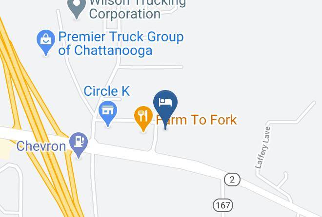 Catoosa - Hampton Inn Ringgold Ft Oglethorpe Maps