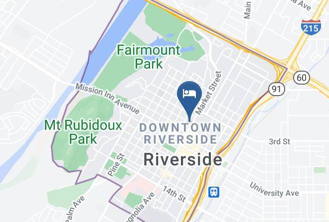 Riverside - Hampton Inn Riverside Downtown Maps