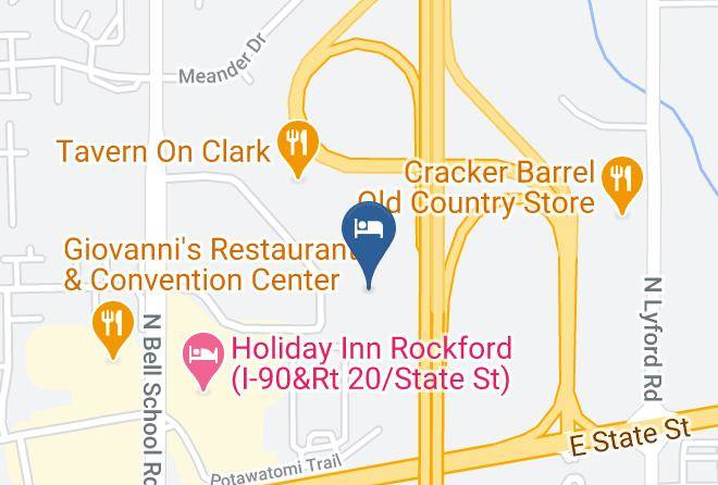 Winnebago - Hampton Inn Rockford Maps
