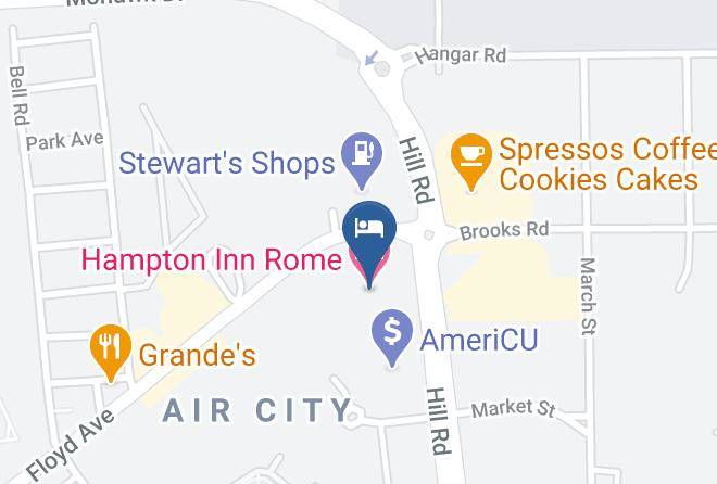 Oneida - Hampton Inn Rome Maps