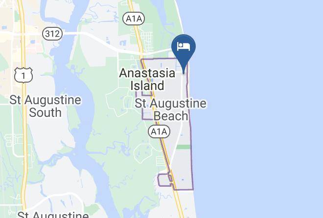 St Johns - Hampton Inn St Augustine Beach Maps
