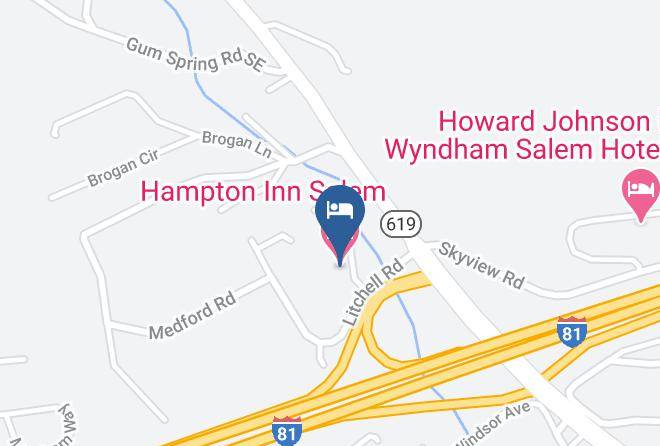 Salem City - Hampton Inn Salem Maps