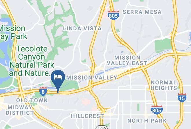 San Diego - Hampton Inn San Diego Mission Valley Maps