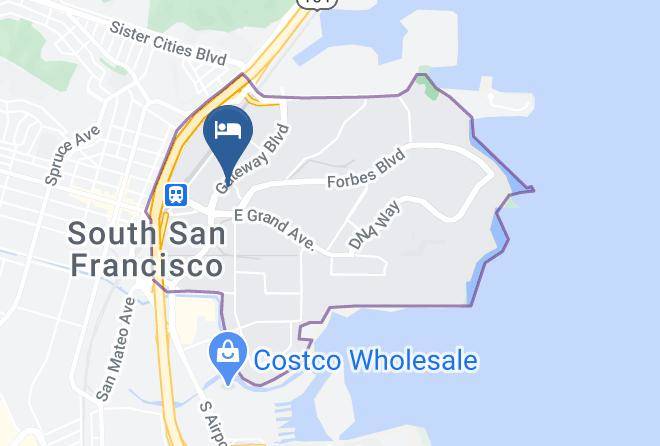 San Mateo - Hampton Inn San Francisco Airport Maps