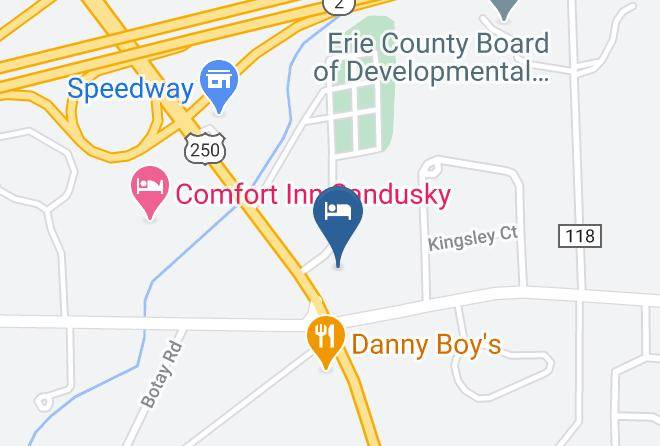 Erie - Hampton Inn Sandusky Central Maps