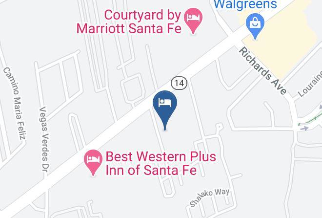 Santa Fe - Hampton Inn Santa Fe South Maps