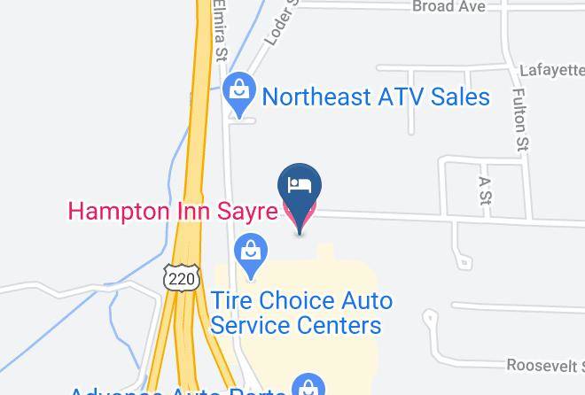Bradford - Hampton Inn Sayre Maps