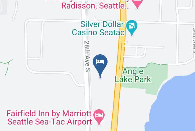 King - Hampton Inn Seattle Airport Maps