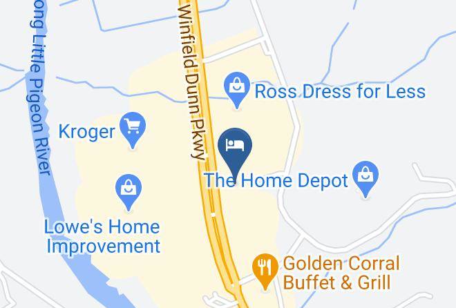 Sevier - Hampton Inn Sevierville Maps