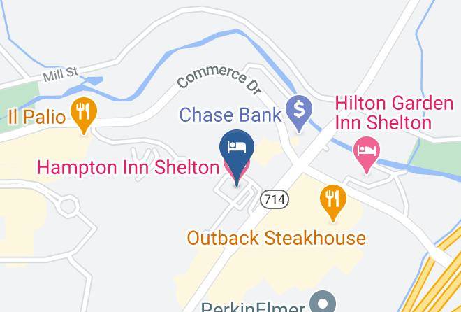 Hampton Inn Shelton Map