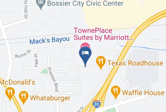 Bossier Par - Hampton Inn Shreveport Bossier City Maps
