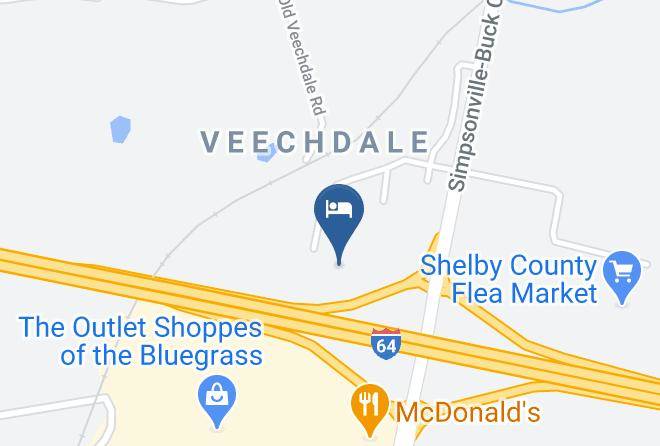 Hampton Inn Simpsonville Map