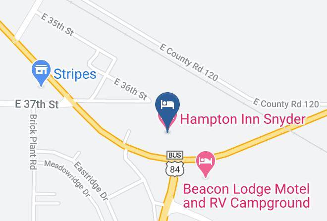 Scurry - Hampton Inn Snyder Maps