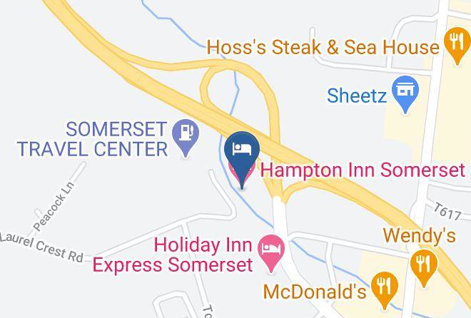 Somerset - Hampton Inn Somerset Maps