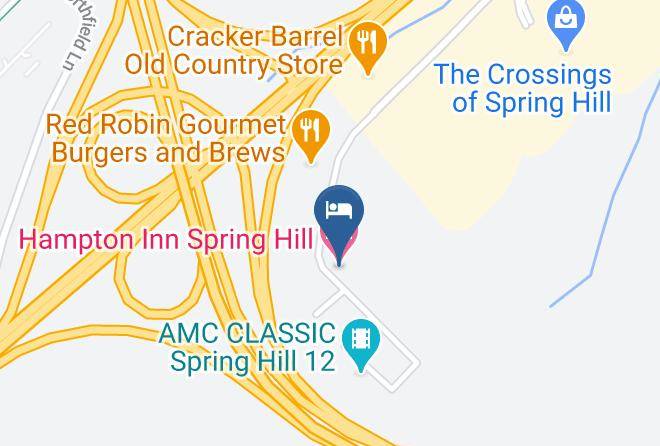 Hampton Inn Spring Hill Map