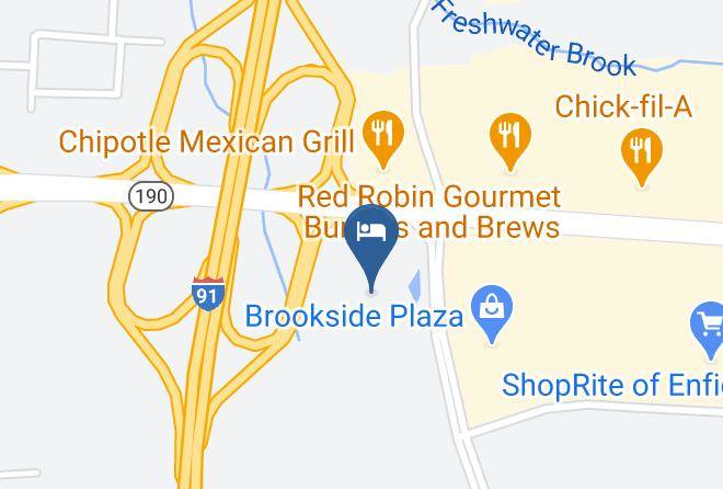 Hartford - Hampton Inn Springfield South Enfield Maps
