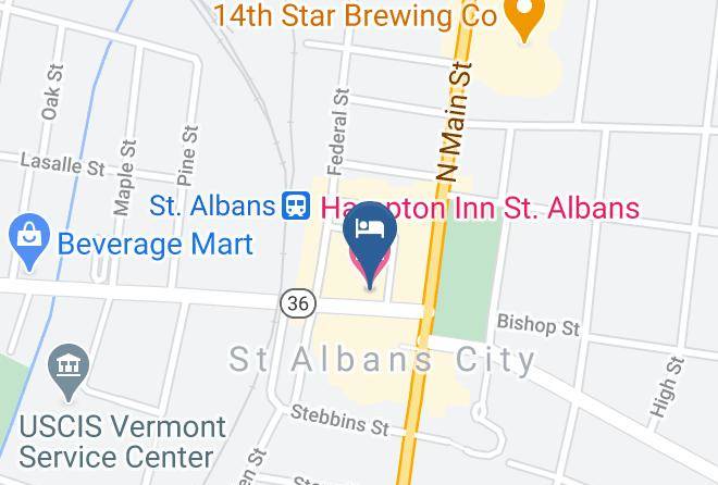 Franklin - Hampton Inn St Albans Maps