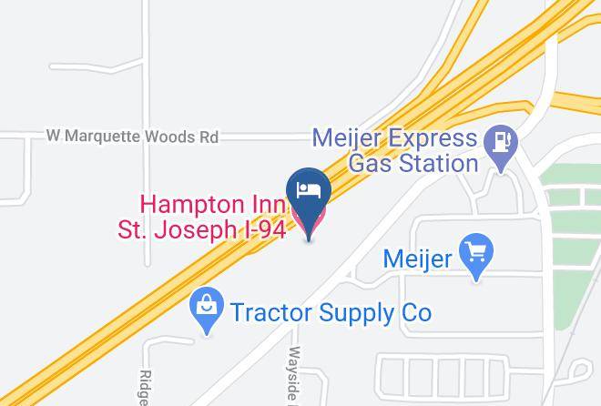 Berrien County - Hampton Inn St Joseph I 94 Maps