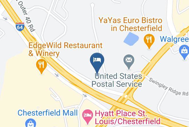 Hampton Inn St Louis Chesterfield Map