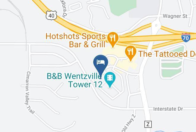 Hampton Inn St Louis Wentzville Map