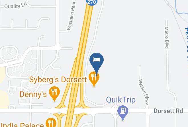 Hampton Inn St Louis Westport Map