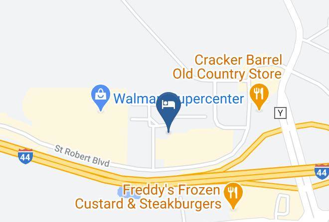 Hampton Inn St Robert Ft Leonard Wood Map