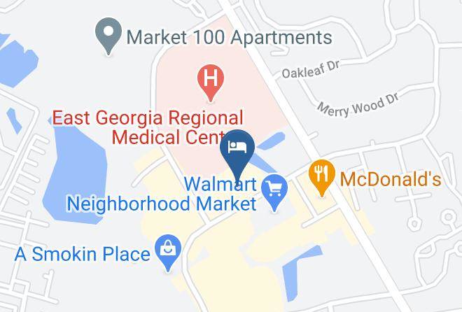 Bulloch - Hampton Inn Statesboro Maps