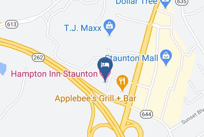 Augusta - Hampton Inn Staunton Maps
