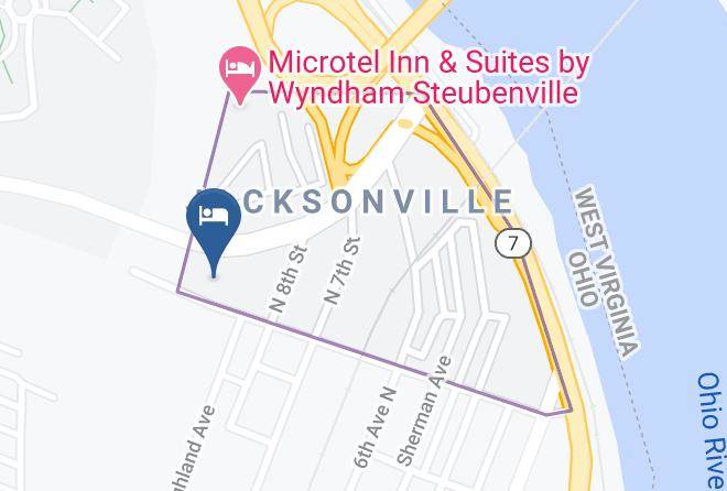 Jefferson - Hampton Inn Steubenville Maps
