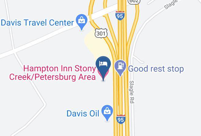 Sussex - Hampton Inn Stony Creek Petersburg Area Maps