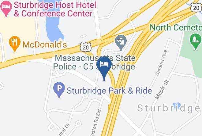 Worcester - Hampton Inn Sturbridge Maps
