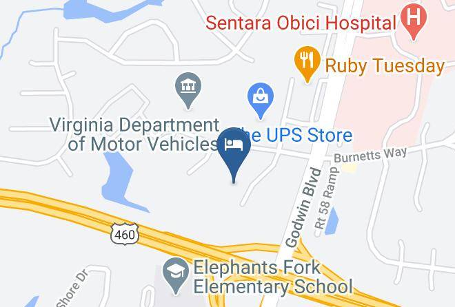 Suffolk City - Hampton Inn Suffolk Maps