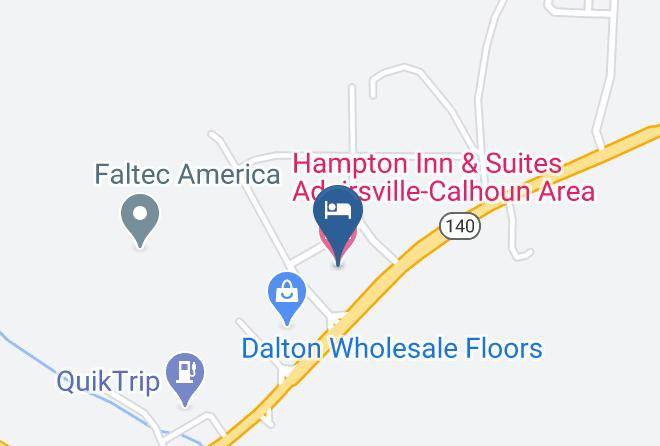 Bartow - Hampton Inn & Suites Adairsville Calhoun Area Maps