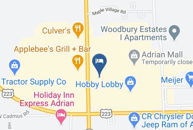 Lenawee County - Hampton Inn & Suites Adrian Maps