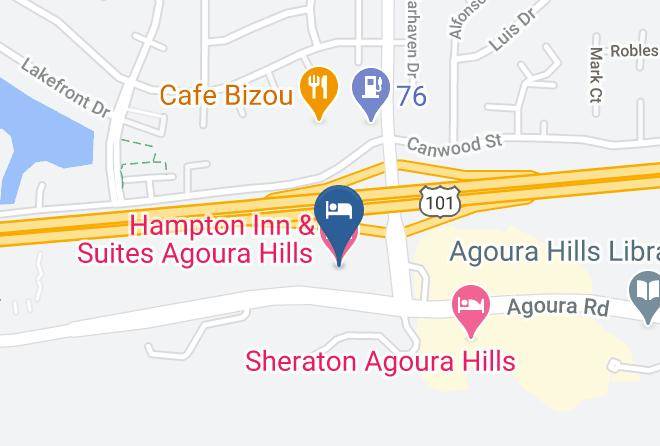 Los Angeles - Hampton Inn & Suites Agoura Hills Maps