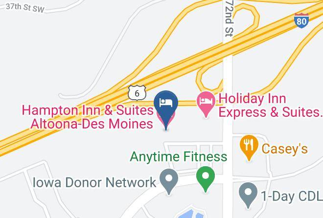 Hampton Inn & Suites Altoona Des Moines Map