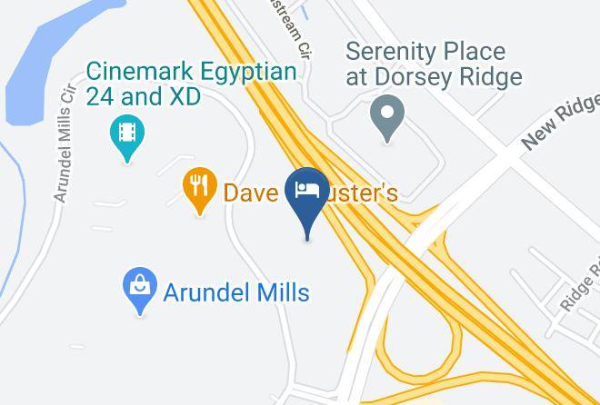 Anne Arundel - Hampton Inn & Suites Arundel Mills Baltimore Maps