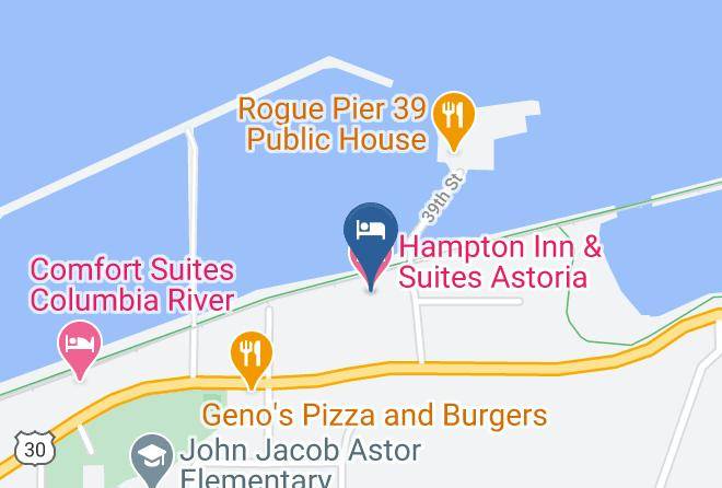 Clatsop - Hampton Inn & Suites Astoria Maps