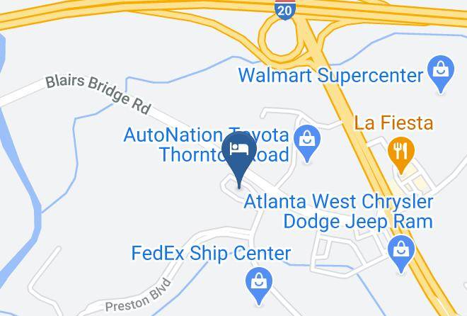 Douglas - Hampton Inn & Suites Atl Six Flags Maps