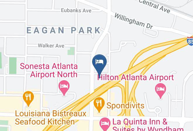 Fulton - Hampton Inn & Suites Atlanta Airport North I85 Maps