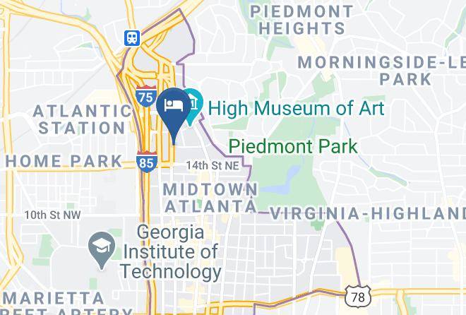 Fulton - Hampton Inn & Suites Atlanta Midtown Maps