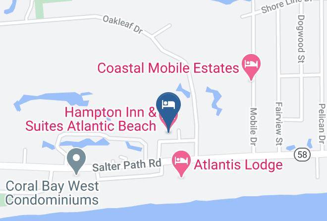 Carteret - Hampton Inn & Suites Atlantic Beach Maps
