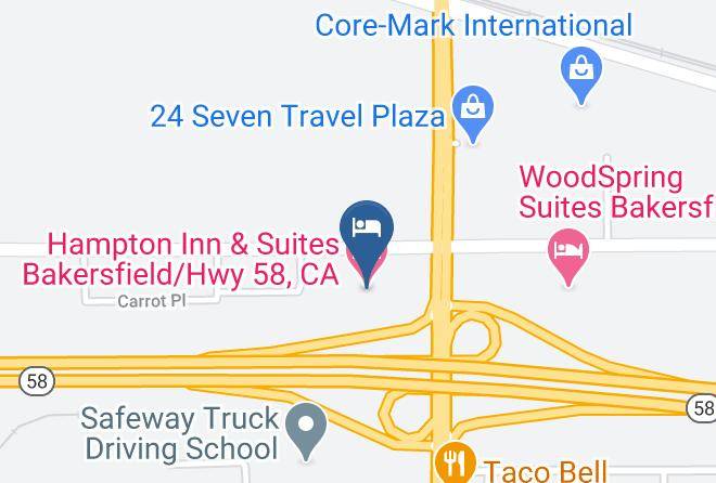 Hampton Inn & Suites Bakersfield Hwy 58 Ca Map
