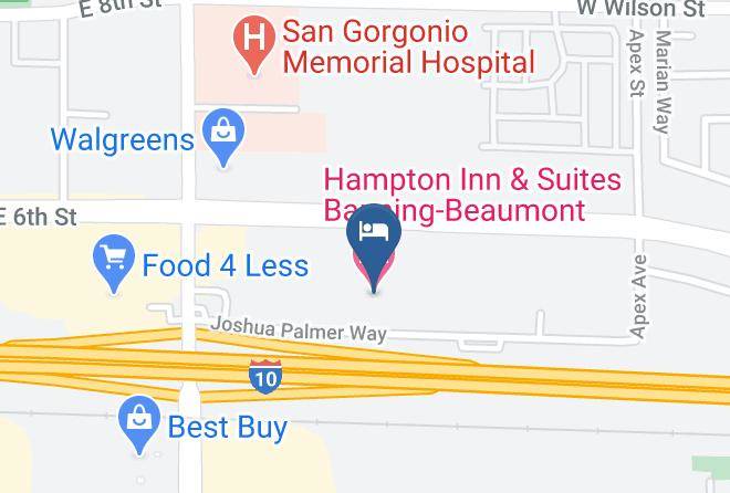 Riverside - Hampton Inn & Suites Banning Beaumont Maps